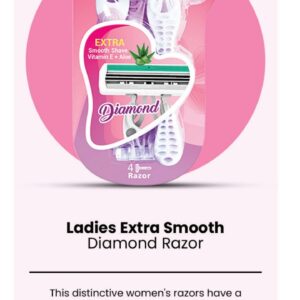 Ladies Extra Smooth - Diamond Razar (Pack of 4)